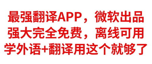 最強(qiáng)學(xué)習(xí)翻譯助手 微軟出品，完全免費(fèi)，離線可用